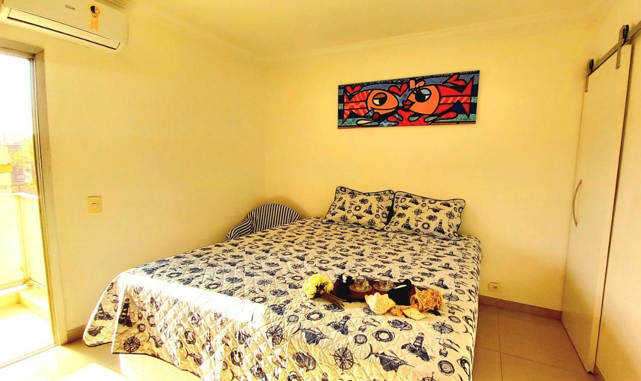 شقة Apartamento Guaruja, Praia Asturias Aconchegante المظهر الخارجي الصورة