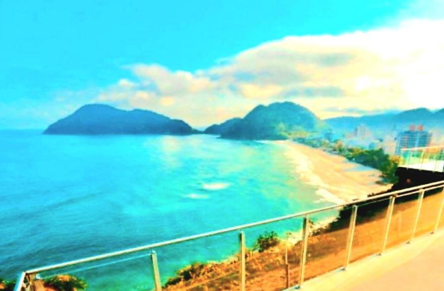 شقة Apartamento Guaruja, Praia Asturias Aconchegante المظهر الخارجي الصورة