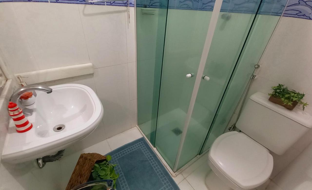 شقة Apartamento Guaruja, Praia Asturias Aconchegante المظهر الخارجي الصورة