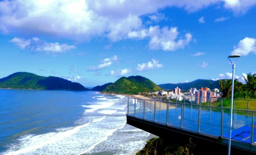 شقة Apartamento Guaruja, Praia Asturias Aconchegante المظهر الخارجي الصورة